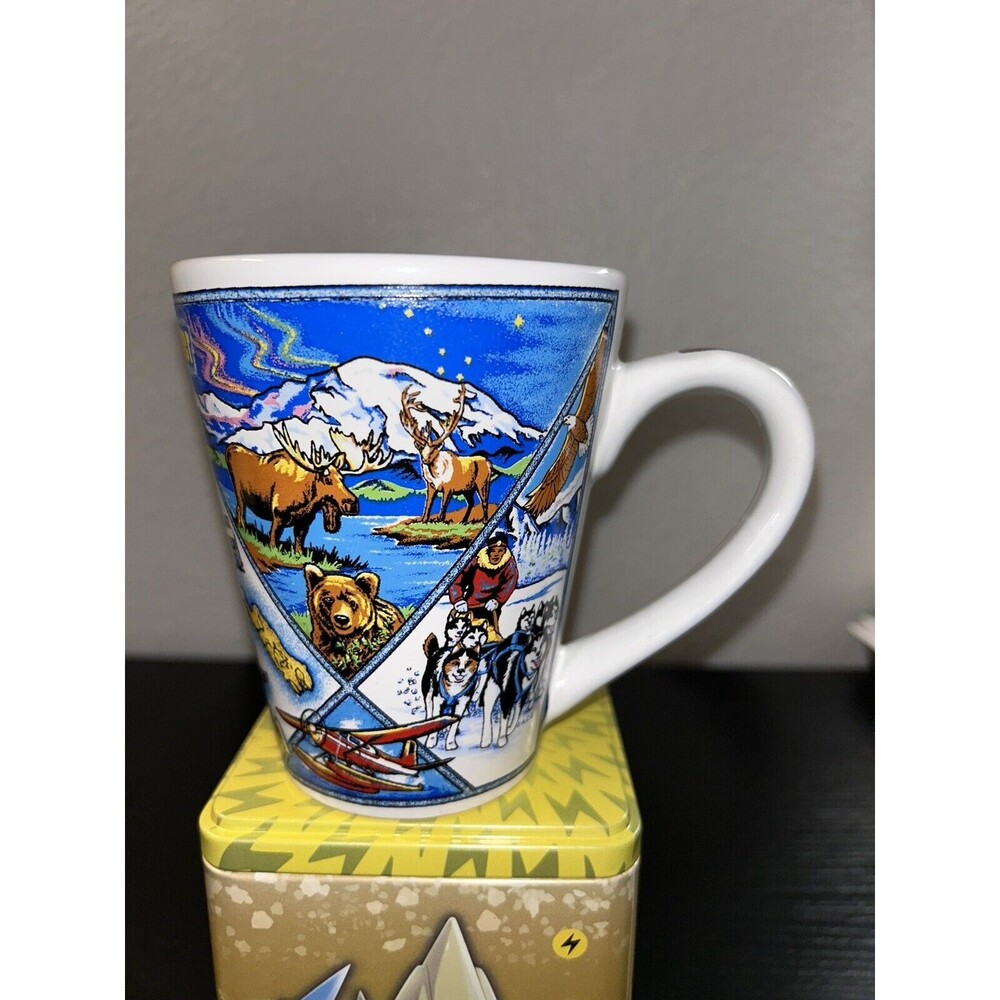 Arctic Circle Alaska McKinley Explorer 14 oz. Ceramic Coffee Mug Cup 4.5”